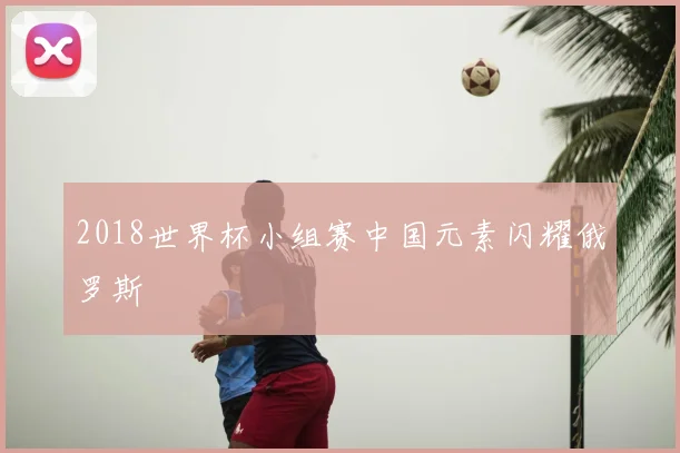 2018世界杯小组赛中国元素闪耀俄罗斯